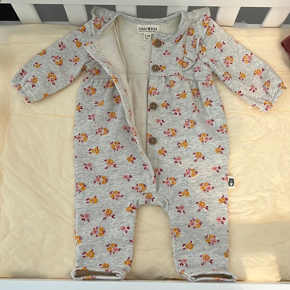 Babygirl flower jumpsuit